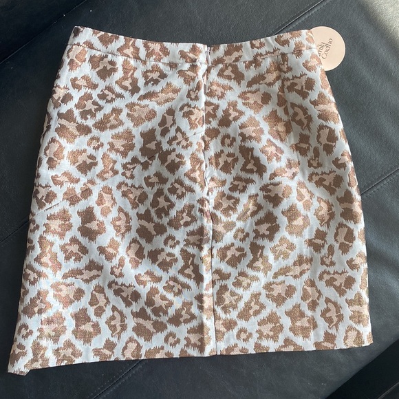 Camilla Coelho Skirt in Gold Brocade Leopard - Size Small - Picture 5 of 7